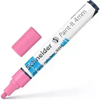 Akrilinis žymeklis SCHNEIDER Paint-it 320, 4 mm, pastelinė rožinė sp., vnt.