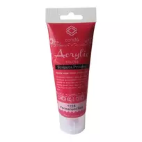 Akriliniai dažai 75 ml 1228, intensyviai raudona, vnt.