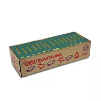 Plastilinas JOVI, 350g., tamsiai žalia sp., vnt.