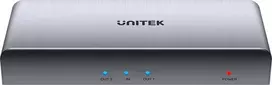 „Unitek“ HDMI signalo skirstytuvas, 1 įėjimas – 2 išėjimai, 4K