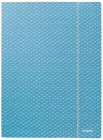 Dėklas dokumentams su gumele Esselte Colour'Breeze, A4, kartoninis, mėlyna, vnt.