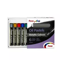 Aliejinės kreidelės PENTEL Arts, 6 vnt., vnt.