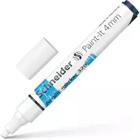Akrilinis žymeklis SCHNEIDER Paint-it 320, 4 mm, balta sp., vnt.