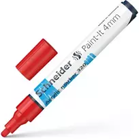 Akrilinis žymeklis SCHNEIDER Paint-it 320, 4 mm, raudona sp., vnt.