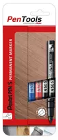 Permanentinis žymeklis Pentel Tool Pen N50S, 1mm , 4 pcs, įvairių spalvų, vnt.