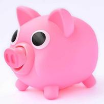 Teka Kiaulė taupyklė "Jiggy Bank" rožinė, PB-21072