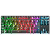 Klawiatura Trust Gamingowa GXT 831 Thado TKL, Bezprzewodowa, czarna, US (26169) | 26169 | 8713439261691