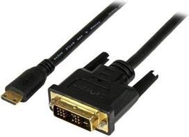 Kabelis StarTech HDMI Mini - DVI-D 1m juoda (HDCDVIMM1M)