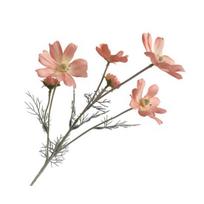 Artificial Cosmos Flowers 6 Heads Faux Silk Cosmos with Stem Fake Wildflower Bouquet for Vase Wedding Party Spring Summer Home Decoration