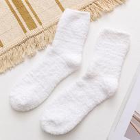 Fluffy Socks Womens Slipper Socks Women Thermal Socks for Women Birthday Gifts for Women Socks Womens 4-7 Ladies Socks 40 balta