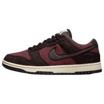 Nike Dunk Low SE Fleece - Burgundy Crush Moteriški kedai Raudoni Juodi Balti DQ7579-600 38.5 black