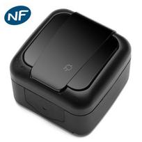 VIKO Black Waterproof 2P+T Socket