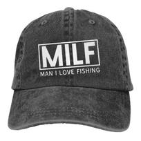 MILF MEME ART Multicolor Hat Peaked Men Women's Cowboy Cap Man I Love Fishing Baseball Caps Personalized Visor Protect Hats Adjustable