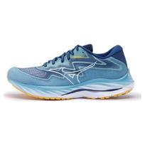 Mizuno Wave Rider 27 Lengvas Patogus Audinys Smūgio Absorbcija Patvarus Atsparumas Žemi Bėgimo Bateliai Vyriškas sportbačio Mėlynas J1GC237504 43