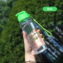Plastikinis puodelis Nešiojamas rankinis Lauko sporto puodelis 900 ml One Size žalia
