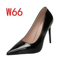 Black high heels 2025 autumn solid color work shoes stiletto large size 41-43 temperament advanced sense one pedal 34
