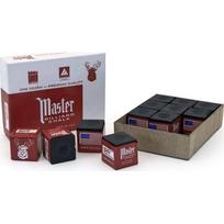 Biliardo kreida Master, juoda, 12 vnt.