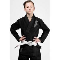 Venum Contender vaikiškas BJJ kimono (su nemokamu baltu diržu) – juodas