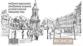 Smlt Zīmēšanas albums, A4, 80 gsm, 20 loksnes