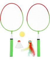 Badmintono rinkinys NILS NRZ051 Steel Junior: 2 raketės, skraidmenys ir kamuoliukai