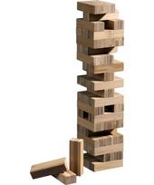 Bokšto griūties žaidimas Philos Bamboo, 6,6x6,6x25,5 cm