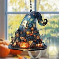 Crystal Pendant for Moonlight Witch, 'acrylic Wall Hanging, Holiday Home Decor 15cmX15cmX0.2cm