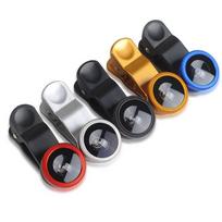 3In1 Mobile Phone Fish eye Wide-angle Macro Lightweight Universal Phone Camera Lens Magnifying Glass Fish eye Macro Wide-angle sidabras