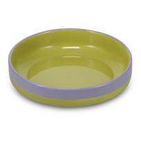 Žalios spalvos/violetinės spalvos sriubos iš akmens masės lėkštė ø 21 cm Duo – ONA