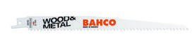 Bahco Tiesinio pjūklo geležtės Sandflex Bi-Metal 150mm*0,9mm ST 6TPI, Medienai ir metalui 2vnt