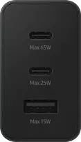 Samsung EP-T6530NBE travel charger | 65W | USB-C, USB-A | juodas
