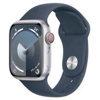 Išmanusis laikrodis Apple Watch Series 9 45mm GPS + Cellular Aluminum (Atnaujintas, būklė kaip naujas), Sidabrinė