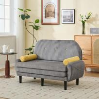 Graus dvivietis sofa-lova, reguliuojama atlošas, su 2 pagalvėmis
