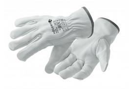 KINZIG Driver protective gloves (goat skin) white 9