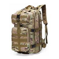 35L 1000D Nailonas Lauko Kuprinė Žygiams Sportui Kelionėms Kuprinės Kempingui Žygiams Žvejybai Krepšiai Medžioklei kuprinė One Size beige