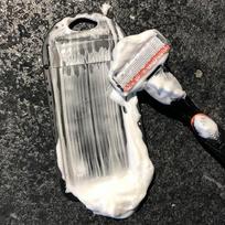 1X „Blade Buddy“ skustuvo ašmenų galandtuvas vyrams ir moterims „Razor Care Clean Beard“. juoda
