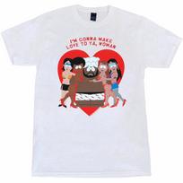 South Park Chef Love 100% Cotton T-shirt Mens Tees Top XL brown