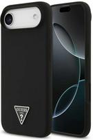 Guess Silicone Triangle Logo MagSafe - dėklas skirtas Apple iPhone Air juodas