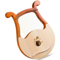 19 stygų lyra arfą, lyra arfą, arfą instrumentas, lyros arfą, styginė lyra, 19 stygų arfą