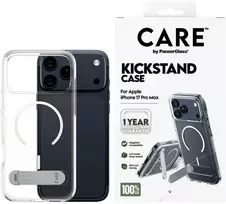 „Panzer Glass CARE by PanzerGlass“ apsauginis dėklas su „MagSafe“ laikikliu, skirtas „iPhone 17 Pro Max“ – skaidrus