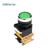 HUIJUN LA38 Push Button Switch 220V žalia