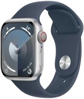 Atnaujintas Apple Watch Series 9 45mm GPS + Cellular Aluminum / Sidabrinis (būklė kaip naujas)