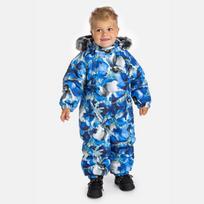 Huppa Žieminis kombinezonas vaikams KEIRA, blue pattern