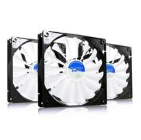 3x AABCOOLING Super Silent Fan 14 - Galingas 140mm Kompiuterio Ventiliatorius, 80m³/h Oro Srautas, Itin Tylus 8.6dB Veikimas Su FDB Guoliais, 600 RPM, Tinka PC Korpusams, Antivibracinės Tarpinės, Stabilus IC Variklis, universal