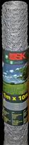 0,5x10 m cinkuotas sietas su šešiakampiu langeliu