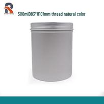 500 ml cilindrinė aliumininė arbatos dėžutė miltams arba drabužiams laikyti 500ml Aluminum Can