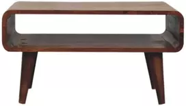 TV staliukas Artisan Furniture Riešutmedžio atspalvio TV spintelė, 65 cm