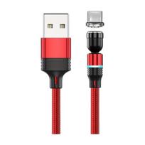 Magnetinis 540° sukamas USB-C laidas, Raudona