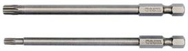 Yato atsuktuvų antgalių rinkinys YT-0492, 2 vnt, Torx T20 100mm, T30 100mm, S2, 1/4'' hex, 5mm, 6mm