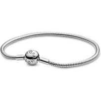 Pandora Moments sidabro apyrankė su apvaliu užsegimu, 20 cm