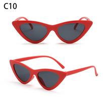 Fashion Eyewear Uv400 Sexy Retro Sunglasses Female Shades Vintage Small Triangle Sunglasses